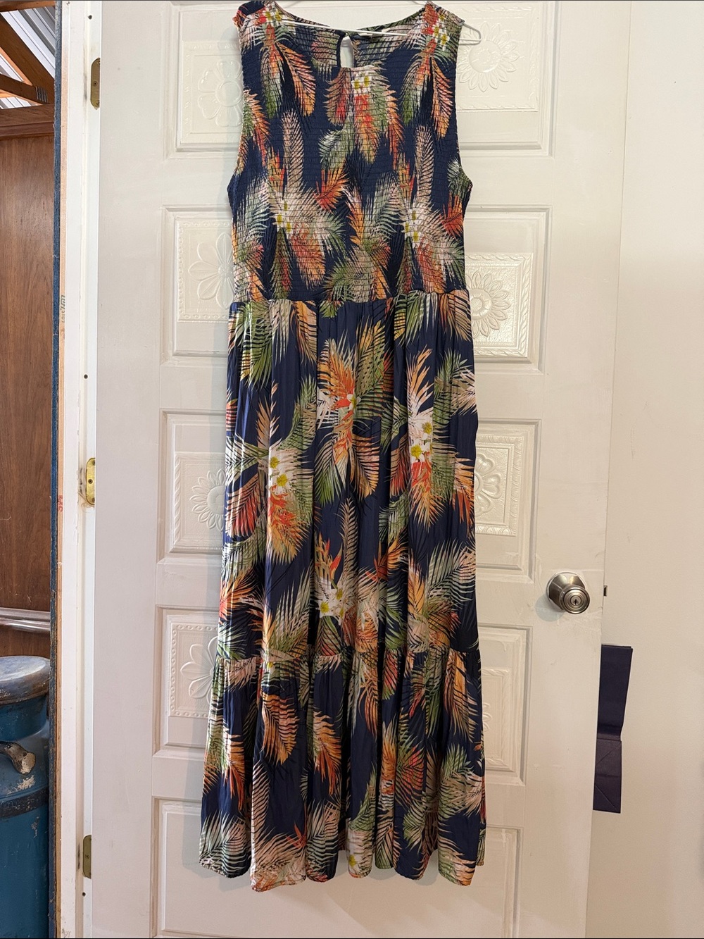 Terra and sky maxi dress size 2x or 20-22